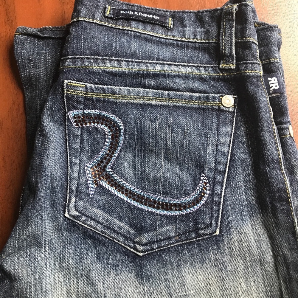 Rock & Republic Bootcut Jeans Size 27x31 | Premium Denim | Designer Jeans